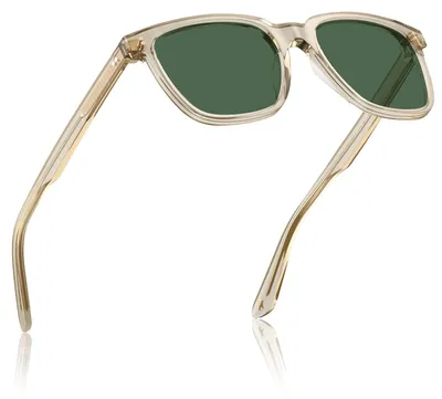 Produktbild von Retro Quadratische Sonnenbrille Herren - Polarisierte Gläser - 100% UV Schutz