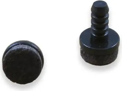 Produktbild von Ajile, 16 Stück, Filzgleiter zum Einstecken für Möbelbeine Ø 14 mm, Schwarz, PIF914x16