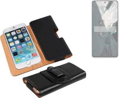 Produktbild von K-S-Trade Schützhülle Handyhülle kompatibel mit Huawei Nova 12s Holster Gürtel Tasche Schutzhülle Handy-Tasche Smartphone Case Seitentasche