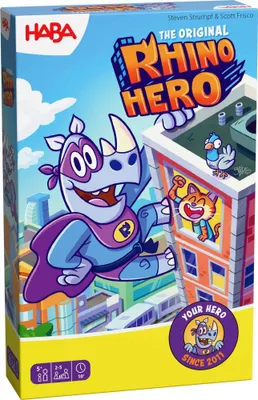 Produktbild von Haba Kinderspiel Geschicklichkeitsspiel Rhino Hero Das Original 2013172001