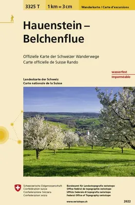 Produktbild von 3325T Hauenstein - Belchenflue Wanderkarte