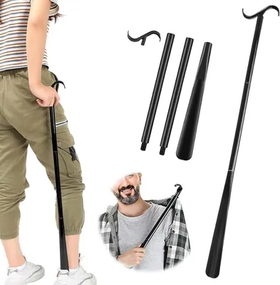 Obrázek produktu pro Extra dlouhá stahovák na boty, 90 cm, 3 v 1