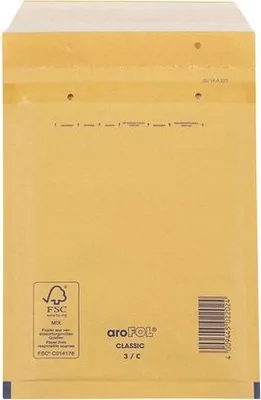 Produktbild von 50x AROFOL CLASSIC Luftpolstertasche  3/C-13 150x215mm braun
