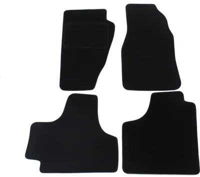 Produktbild von J&J AUTOMOTIVE | Velours Fußmatten Autotepiche Passend Für Dodge Nitro 2007-2012, 4-tlg, Genaue Passform, rutschfeste Untregrund, Verstärkt Im Pedalbereich, mit Befestigungen