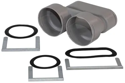Produktbild von Zehnder Übergang für 2 x ComfoTube 75 auf Flat 51