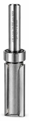 Productafbeelding van NR 16 HM - Bovenfrees Z=2 D= 12,7 x NL 30,0 mm met schachtkogellagers 12,7 mm schacht 8,0 x 32 mm