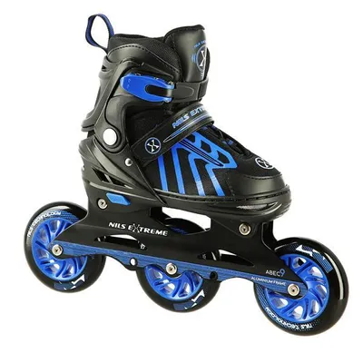 Produktbild von Na18812 A Dunkelblau Größe M (34-38) Schlittschuhe von Nils Extreme