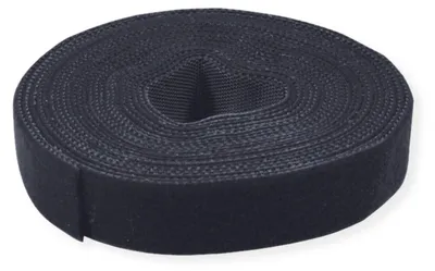 Imagen del producto de Cinta adhesiva de nailon, 10 mm, negra, 25 metros