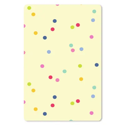 Produktbild von MuchoWow® Mauspad Mousepad Konfetti - Muster - Pastell 18x27 cm - Mousepads - Maus Mat - Pad - Mausunterlage