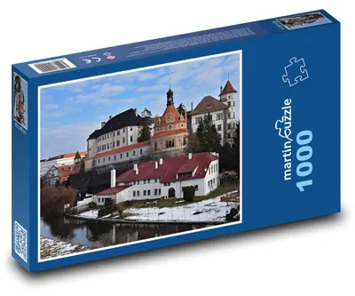 Obrázok produktu pre Puzzle 1000 Jindřichův Hradec v zime - martinpuzzle