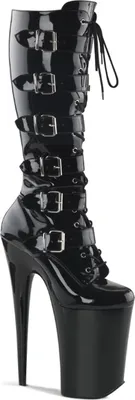 Produktbild von INFINITY-2049 Damen Boots von Pleaser, Schwarz EU 39, US 9