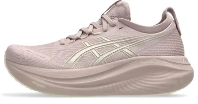 Imagen del producto de Zapatillas para correr ASICS GEL-NIMBUS 27 para mujer, color beige, talla 39