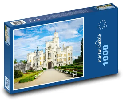 Zdjęcie produktu dla Puzzle 1000 Zamek Hluboká, Republika Czeska - martinpuzzle