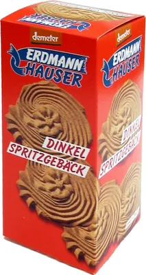 Produktbild von ErdmannHAUSER - demeter Dinkel-Spritzgebäck - 200g