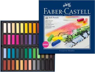 Image de FABER-CASTELL Softpastellkreiden Mini 48er Kartonetui 3 Stk