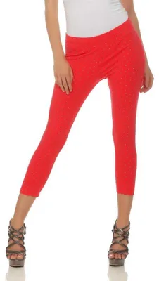 Produktbild von Damen Leggings 3/4 Capri mit Muster; Muster 4/XL