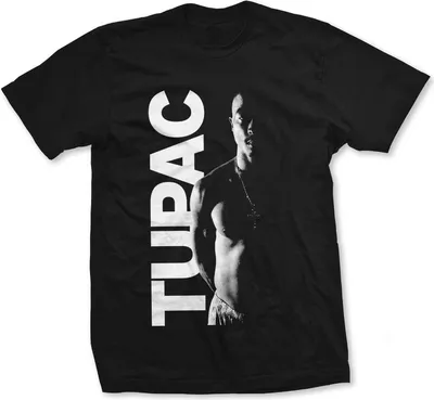 Produktbild von Tupac Shakur - T-Shirt für Herren/Damen Uni RO3229 (S) (Schwarz)
