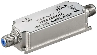 Produktbild von Goobay SAT-Antennenverstärker 950 MHz - 2400 MHz - Strecken-Nahverstärker zur Anhebung von Signalen