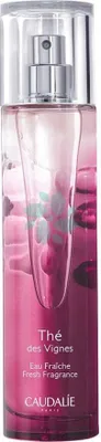 A bottle of Caudalie Thé Des Vignes Eau Fraiche.