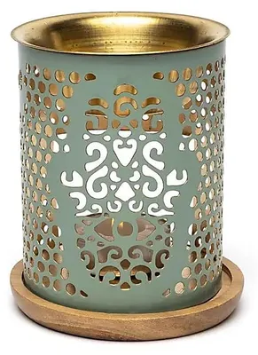 Image de Brûleur à huile Aromafume Khamsa – lot de 2 pièces – 8 x 9 cm ; 120g
