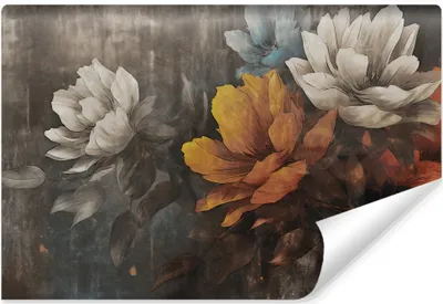 Zdjęcie produktu dla Fototapeta Abstrakcyjne Piwonie Dekoracja 3D Tapeta Ścienna Nowoczesna 416x254cm