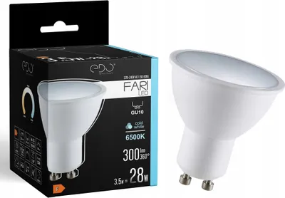 Produktbild von Żarówka FARI LED GU10 3,5W 6500K zimna CW 300lm 120st EDO777487