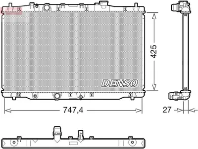 Image de Radiateur de moteur DENSO DRM40054