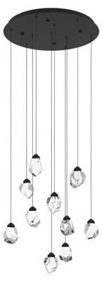 Immagine prodotto di Lampada a sospensione Sindicat, 10 luci, colore nero