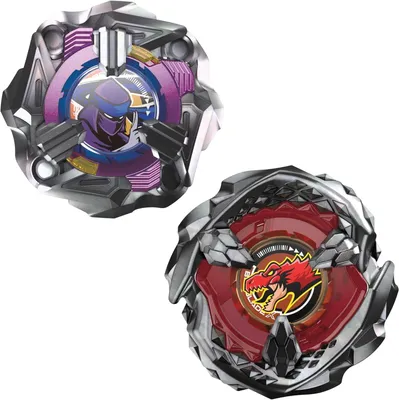 Zdjęcie produktu dla Hasbro Beyblade X Beat Tyranno 4-70Q & Knife Shinobi 4-80HN - Figurki Kolekcjonerskie