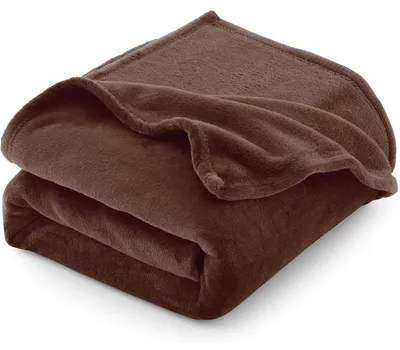 Obrázek produktu pro Plyšová deka, velká (XXL), 230x270 cm, flanelová, hnědá