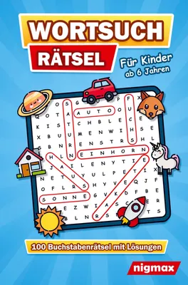 Produktbild von Wortsuchrätsel für Kinder ab 6 Jahren
