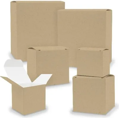 Produktbild von itenga Adventskalender Schachteln V2  24x Quader Würfel gemischt BRAUN