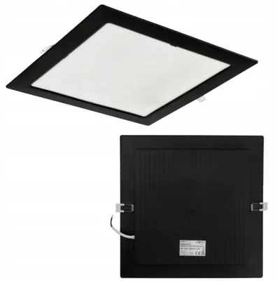 Produktbild von Einbauleuchte, 24W, integrierte LED, 29,5 cm, schwarz