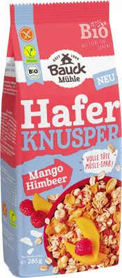 Produktbild von Bauckhof Hafer Knusper Müsli Mango Himbeere -- 285g