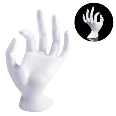 Produktbild von Schmuckhalter Ringhalter OK-Hand Schmuckständer Samt-Look für Schmuck Aufbewahrung