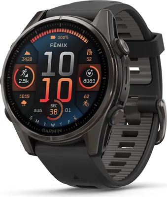 Obrázek produktu pro Garmin fenix 8, 3,3 cm (1.3"), AMOLED, Dotyková obrazovka, 32 GB, Wi-Fi, GPS