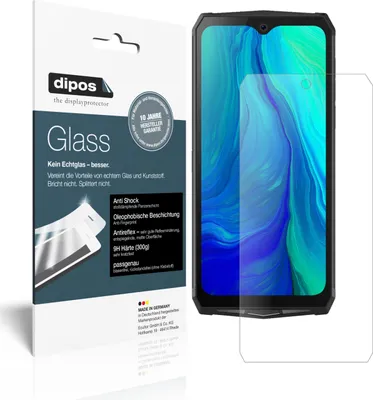 Produktbild von 2x Schutzfolie für Blackview BV9100 matt - Anti-Shock 9H Folie dipos Glass Kunststoffglas