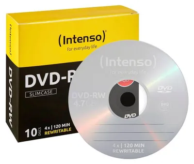 Image de Intenso 4201632 DVD-RW 4x SC 4,7GB 10 pièces