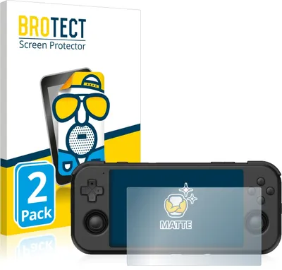 Produktbild von 2x BROTECT Schutzfolie für Retroid Pocket 3 Displayschutz Displayschutzfolie Folie Matt Entspiegelungsfolie