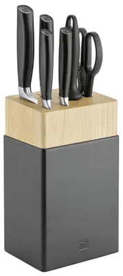 Image de Set of 4 knives in a block Zwilling All * Star - Black