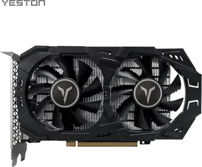 Produktbild von Yeston RTX 3050 6G GDDR6-Gaming-Grafikkarte, leistungsstarke Lüftersteuerung, hohe Kernfrequenz, Multi-Interface-Unterstützung