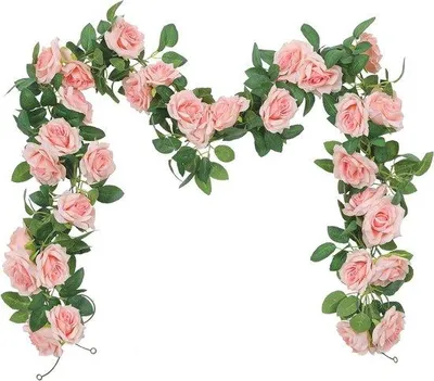 Produktbild von Kunstblumen-Girlande für Hochzeit und Haus