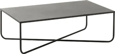 Produktbild von Große Metall-Salontisch mit Kreuzfuß