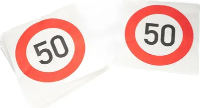 Produktbild von Happy Birthday 50 Servietten 3-lagig 20er