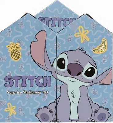 Produktbild von Lilo und Stitch und Angel Adventskalender 2026 2027-24 Überraschungen Schrein-Set Hausförmiger Countdown-Kalender Bastel und Schulbedarf