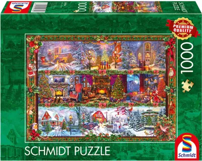 Zdjęcie produktu dla Schmidt® Spiele 59784 Puzzle 1000 elementów Wesołe Boże Narodzenie, 1000 szt., Inne, 12 lat(a)