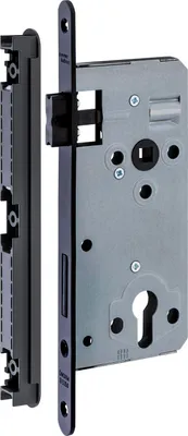 Immagine prodotto di Serratura a scrocco magnetico DORMAKABA Cludo PZ con frontale regolabile in 4 posizioni nero ÖNORM