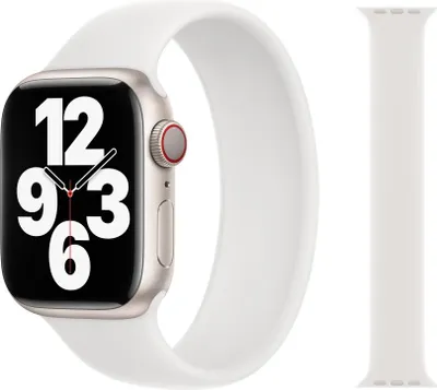 Produktbild von Original Apple Solo Loop Armband 38/40/41mm Größe 7 White