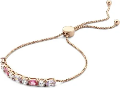 Produktbild von Victoria Rosegoldfarbiges buntes Steinkettchen