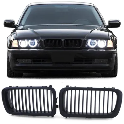 Obrázok produktu pre Čierna matná maska chladiča pre BMW 7 (E38), modely z rokov 1994-2001
